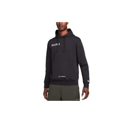 Kangaroo Pocket Hoodie With Logo Print Men Hoodies Black DN1317-080