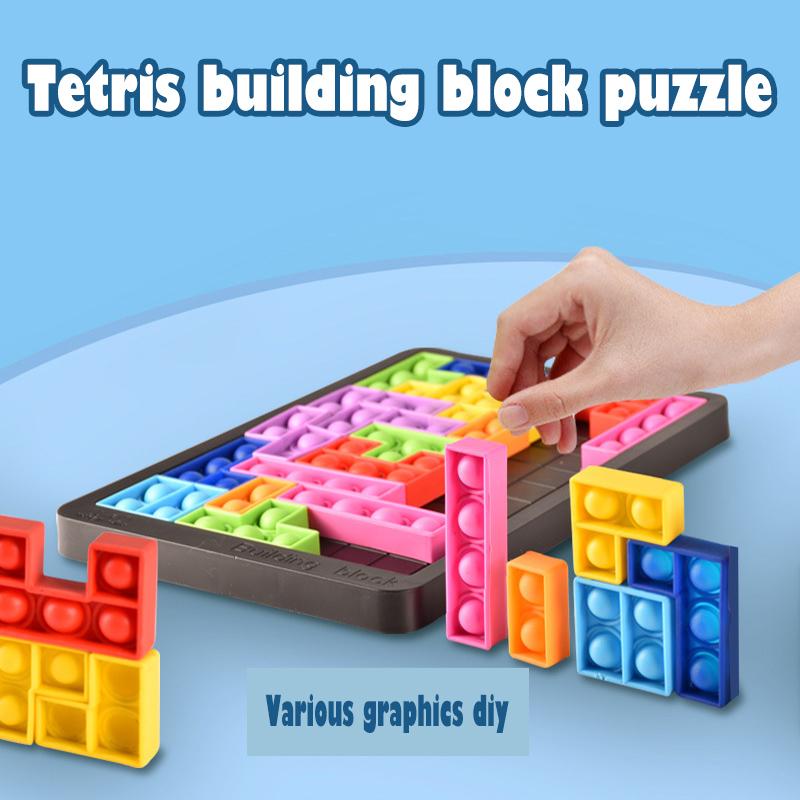 Tetris Blocks Puzzle Game Educational Stressrelieving Last Mouse Gift Lost
