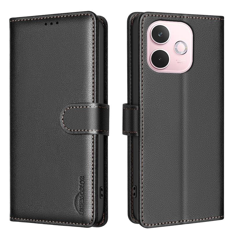 Wallet Flip Anti-theft Case For OPPO A5 Pro Reno14 F Reno13 FS Reno 14F 13F 11F 5G Leather Cover RFID Blocking Protective Bags