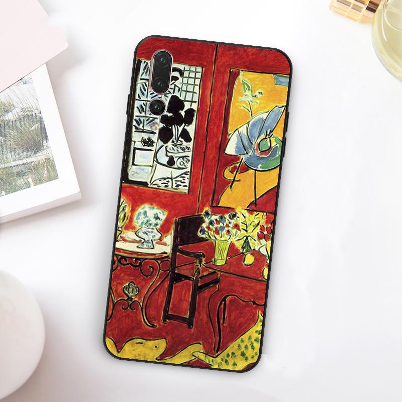 

Henri Matisse Art Painting For Huawei Nova Y60 Y70 Y90 Y72 Y73 Y61 Y91 7i 8i 11i 12i 12s 9 10 SE P20 P30 P40 Lite Case Huawei Nova Y90