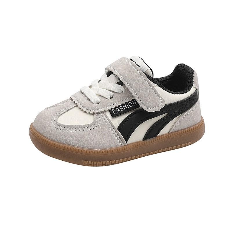 Toddler Kids Slip Resistant Casual Sneakers Boys Girls Low Top Soft Sole Rubber Shoes