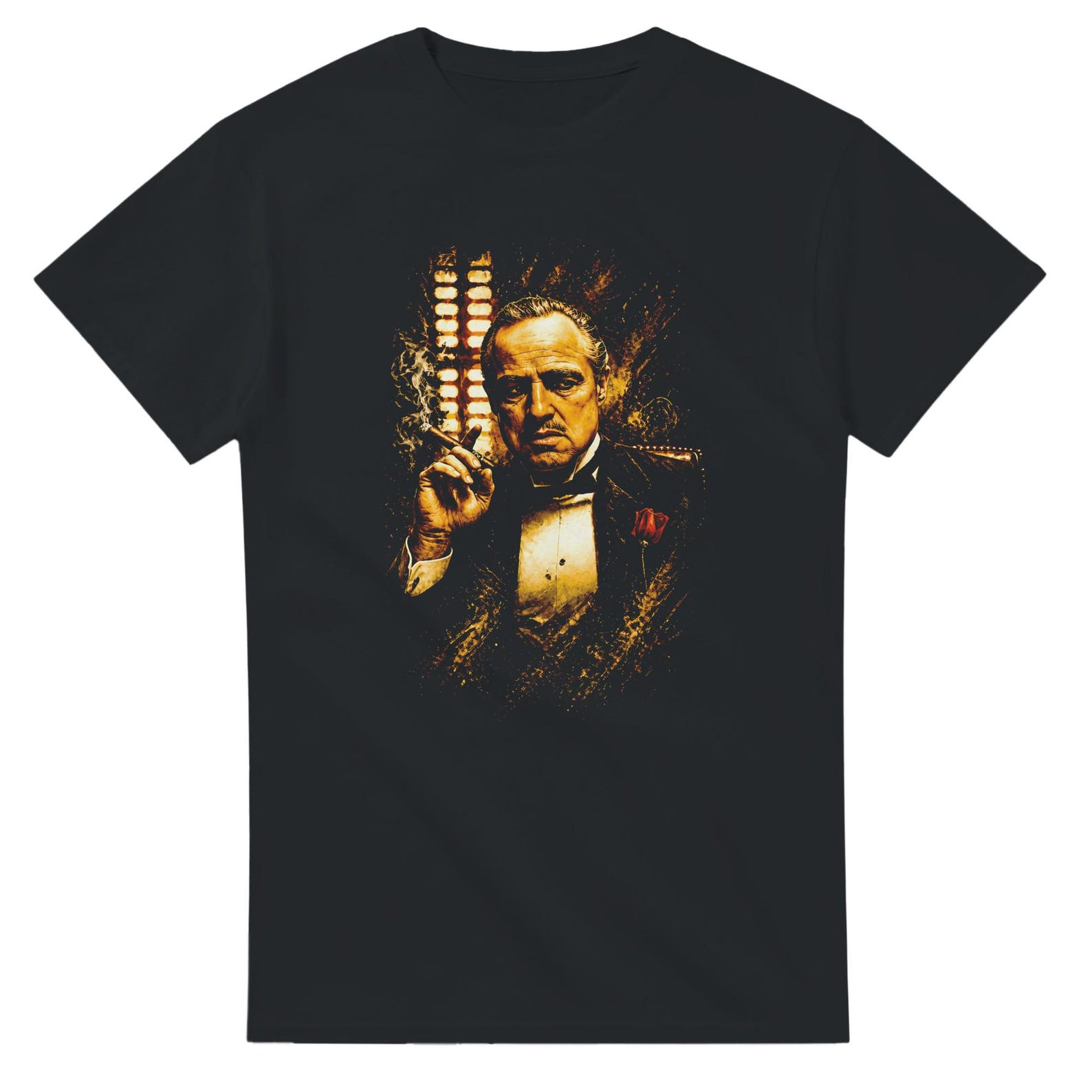 The Godfather Halftone Heavyweight Unisex Crewneck T shirt | Gildan® 5000 S