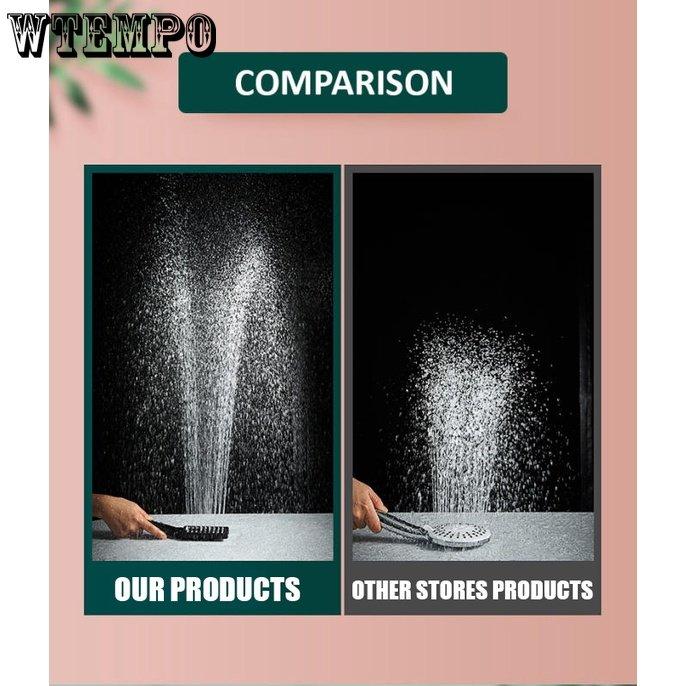 Set de duș 3 funcții Cap de duș pătrat/rotund negru pentru baie Robinet de duș de mână de perete din oțel inoxidabil dublu afară