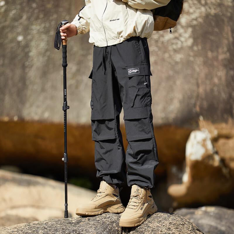 paul frank Men's Loose Straight Leg Cargo Pants