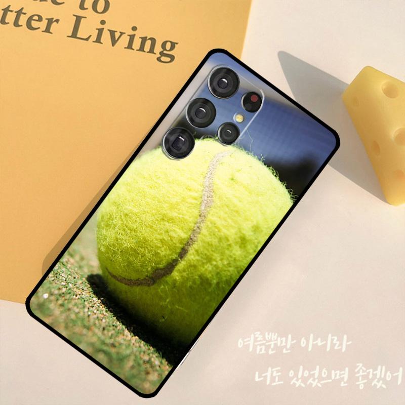 Tennis Tennis Racket Phone Case For Samsung Galaxy S25 Ultra S9 S10 S20 S22 S21 FE S23 S24 Plus Back Cover Shell