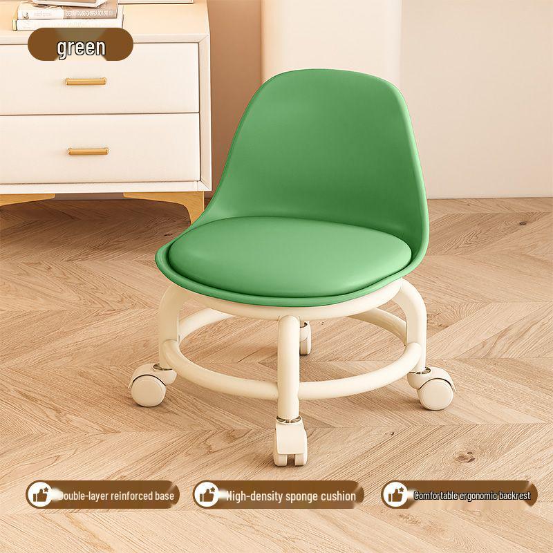 Kompakter Rollhocker mit Schwenkrädern – Ideal für Zuhause, Beauty oder den Gelegenheitsgebrauch