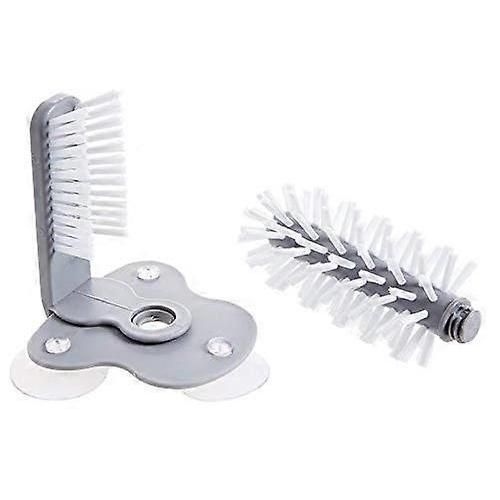 Lazy Cup Brush Glass Double-Sided Brush, Vertical Glass Bottle Creative Wall-Mounted Lazy Rotating Cleaner