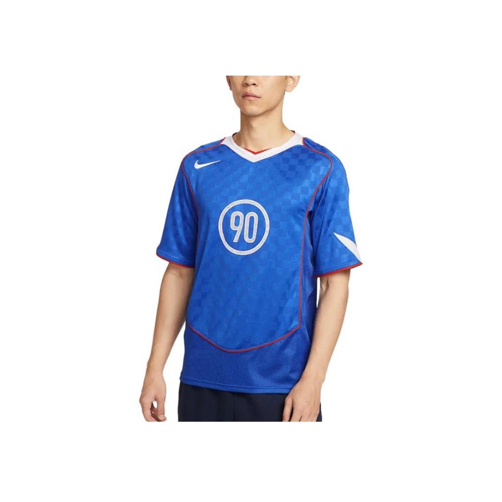 Nike Total 90 SS25 Dri-FIT Comfortable Versatile Simple Quick-Dry Short Sleeve Soccer Shirt Men Tops IB4213-480
