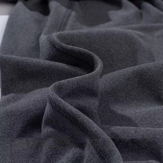 Hommes hiver bas pantalon élastique couleur unie U convexe taille réglable épais chaud Homewear pyjama pantalon hiver sous-vêtement thermique