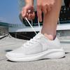 2025 Summer Sneakers Mesh Breathable Sneakers Men Light Casual Walking Shoes Men Size 39-45 Marathon Running Tennis Mens White