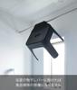 Yamazaki SH30 Duschhocker, Schwarz, Ca.. B35 x T33 x H34cm (Sitz: Ca.. H30cm), Turmdesign, Atmungsaktiv und Schnelltrocknend, 5527