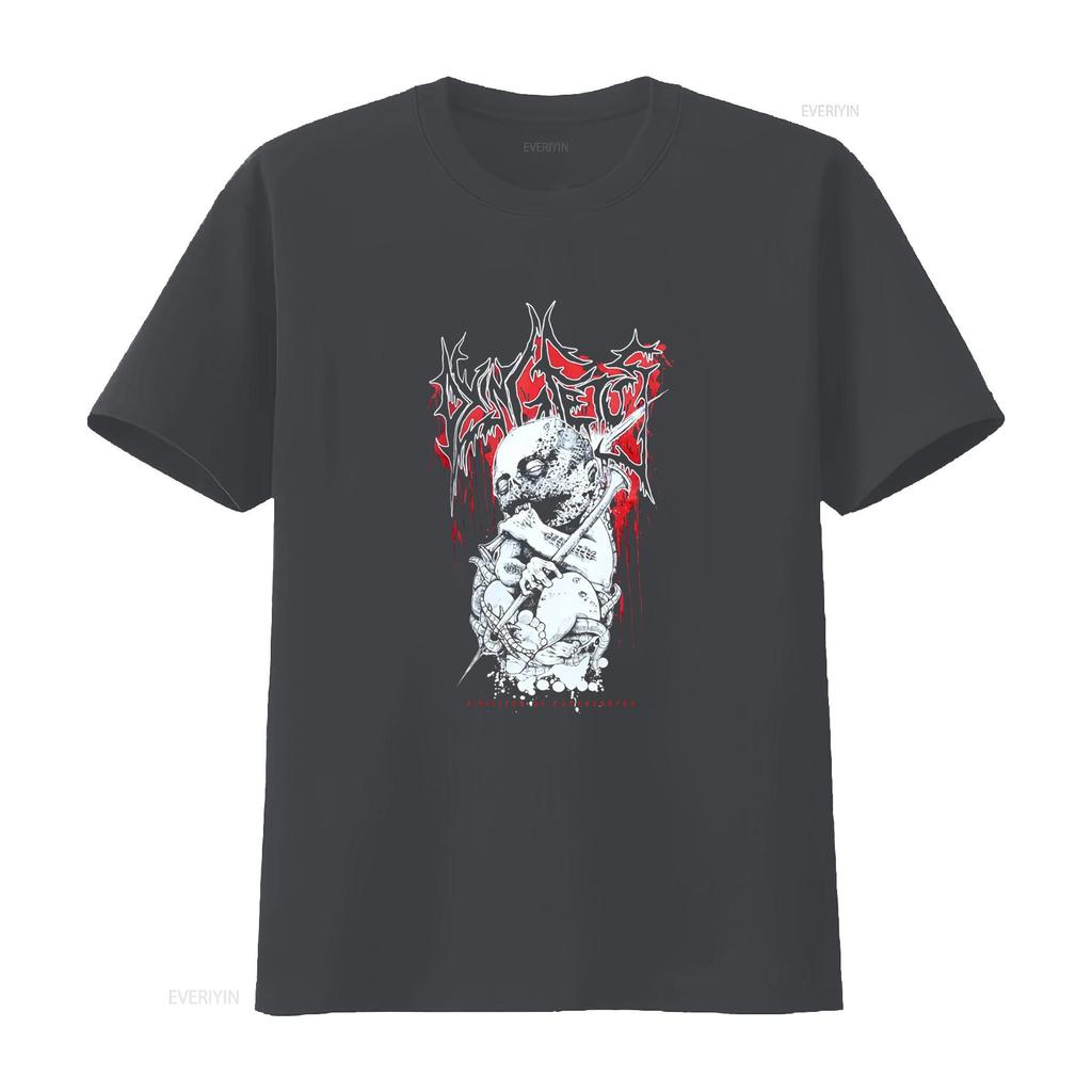 DYING FETUS Parasites T Shirt for Men Unique Skull Design with Red Accents Perfect Metal Fans vintage Washed designer clothes