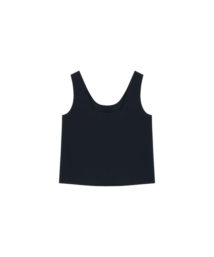 VIS A VIS Hi Lo Tank Top (Navy)
