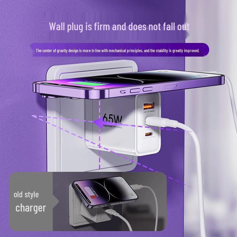 REMAX 65W GaN Type-C Multi-Port Fast Charger Set