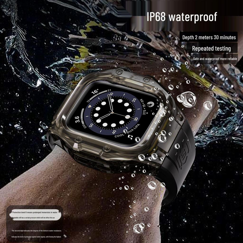 Custodia Impermeabile Sportiva da Esterno per Apple Watch S10 46mm - Personalizzata e Protettiva