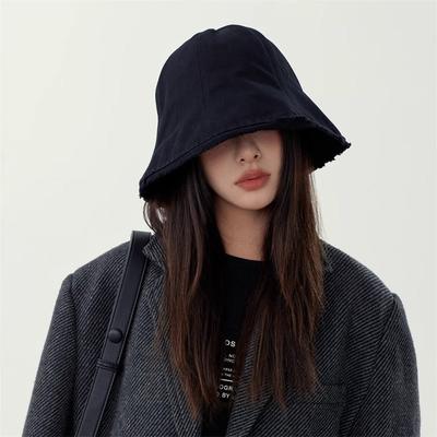 Women's Hat Winter Bucket Hat Women's Summer Winter Black Autumn Winter Basin Hat Bucket Cap