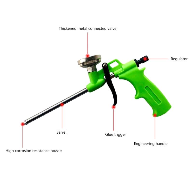 Lightweight Foam Guns Professional Foaming Guns Caulking Guns Spray for Insulating Windows and Doors Precise Control