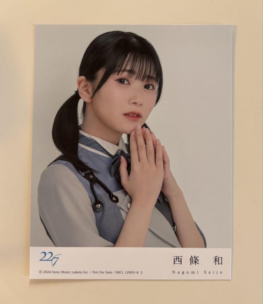 [USED] Between YES and NO Nishijo Kazu Trading Card Limited Edition C Nananiji 22/7