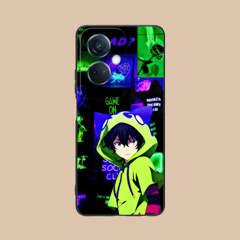 SK8 Infinity Miya Chinen Phone Case for OPPO Find X9 X8 X7 X6 X5 X3 X2 Plus S Pro Ultra Lite Soft TPU Shockproof Cover