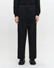 ZIOSONGZIO [Collection] Gathered Pleated Wide Pants Black Bi5Pt521Bk