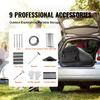 Wood Stove, 118 Inch, Alloy Steel Camping Tent Stove, Portable Wood Burning Stove with Chimney Pipes & Gloves, 3000in³Firebox Hot Tent Stove for