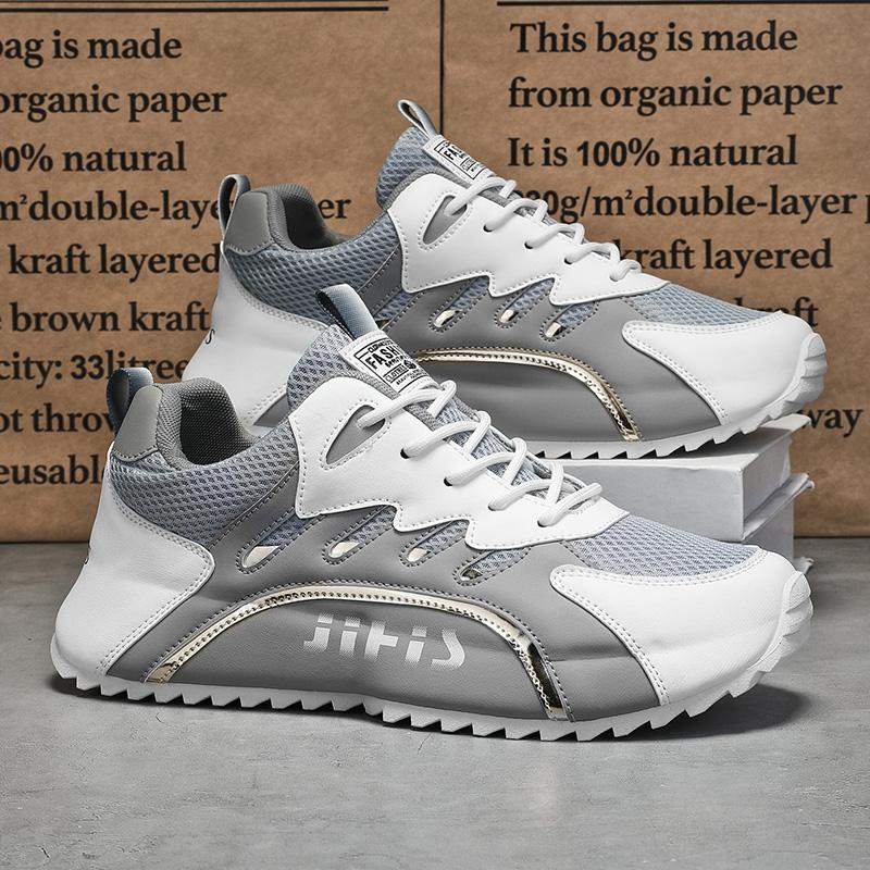 Mens Walking Shoes Breathable Mesh Comfort Wear-resistant Daily Commuting Outdoor Sports Leisure Sneakers for Man