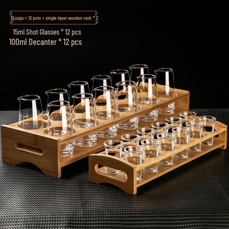 Handmade Glass Baijiu Decanter Set