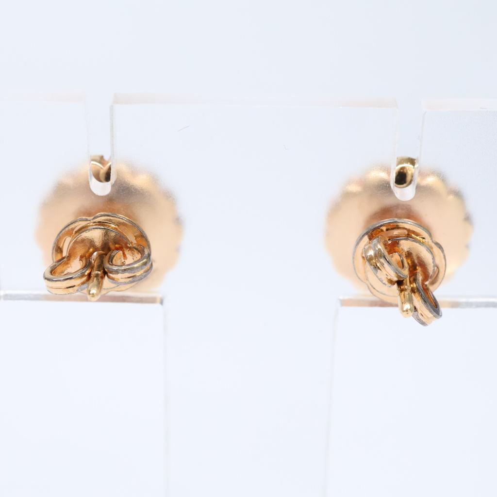 Gucci 702583 Double G Flower Studs Earring pinkUsed