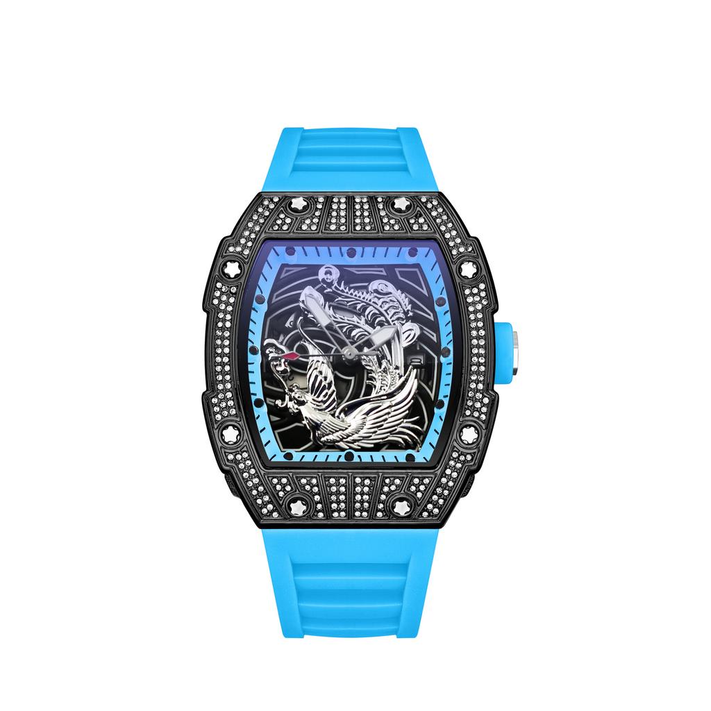 Richard Men'S Watch Diamond Gypsy Fashion Personality Phoenix Quartz Watch