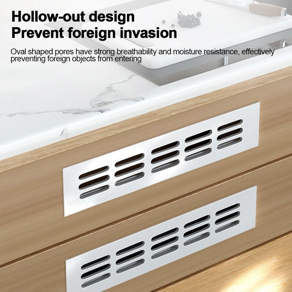 Aluminum Alloy Wardrobe Air Vent Decor Ventilator Grille Cover  Closet Shoe Wardrobe Accessories