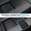 Center Console Tray Liner for Toyota Tundra Accessories -2025 2026 for Sequoia -2025 2026 Console Organizer Liner Anti-Slip Silicone (1 Piece)