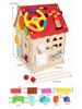 Montessori Wooden Busy House: Educational Cognitive Development Toy for Infants & Toddlers