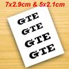 RSQ1 4Pcs for Volkswagen VW GTE Logo R Rline Golf GTI GTD Polo Arteon Jetta Scirocco Car Caliper Sticker Tire Brake Cover Body Decals