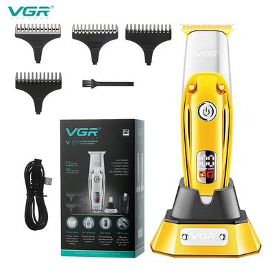 277 Electric Hair Clipper Rechargeable Portable Home Appliance Care Barber Trimmer for Men LCD USB Salon Blade Waterproof and Long-lasting