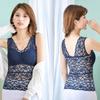 Fashion Bottoming Underwear Thin Backless Sling Hollow Out Lace V-neck Vest Top  Sleeveless Bra Vest Inside Wear