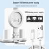 UOSULED Rechargeable Dual-Head Eye-Care Desk Lamp with Clock