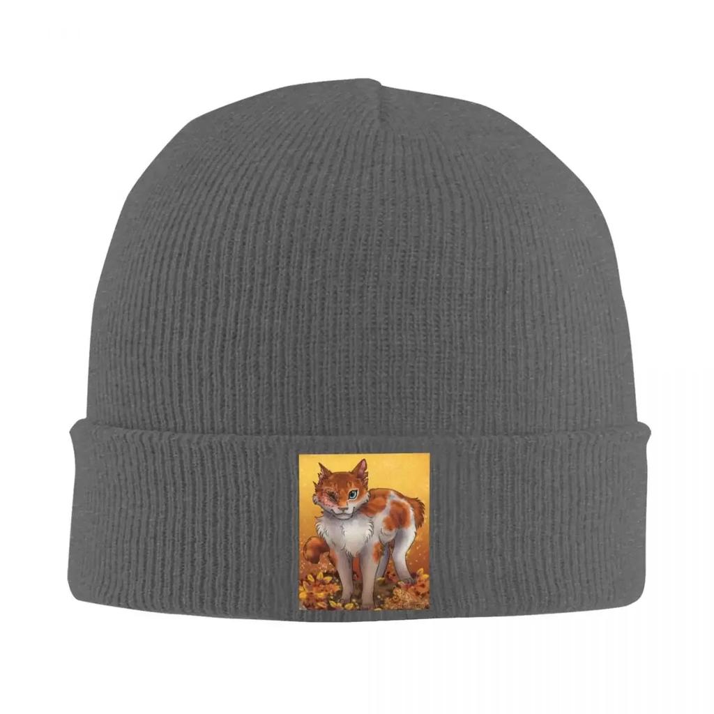 Brightheart Warrior Cats Thunderclan Lostface Cloudtail Brightpaw Warm Knitted Cap Bonnet Hat Autumn Winter Beanies Hats