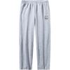 Comfortable Casual Loose Fit Cuffed Knitted Sports Pants Men Bottoms Gray Gray-Pattern 152438307-1