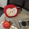 Cute Apple Pattern Polaroid Storage Bag for Hand Carry - Mini Portable Makeup Bag for Daily Essentials Storage