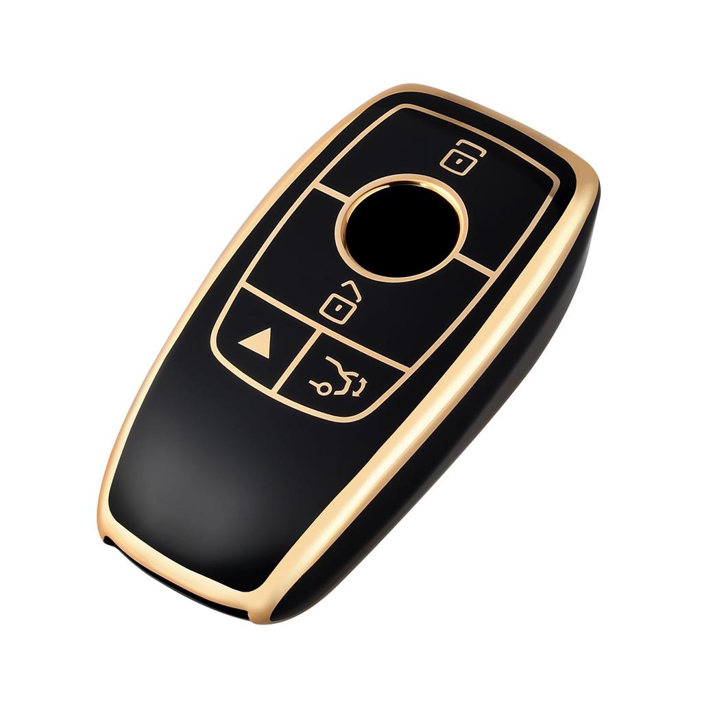 4 Tasten Auto Fernbedienung Schlüsselgehäuse Fob Abdeckung Schale für Mercedes Benz W205 W213 W222 X167 W177 A C E S G Klasse GLC CLA Schlüssel Schutz