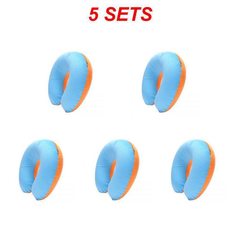 U-shaped Neck Pillow Inflatable Fatigue Relief Travel Pillow Flight Headrest Sleep U-shaped Cushion For Plane