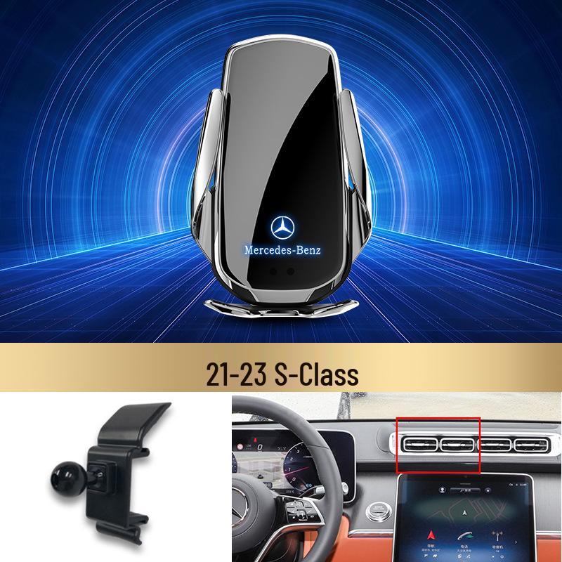 Bezdrátový držák telefonu s rychlým nabíjením Mercedes-Benz pro třídu C/třídu R/třídu S/třídu E/GLK/třídu B