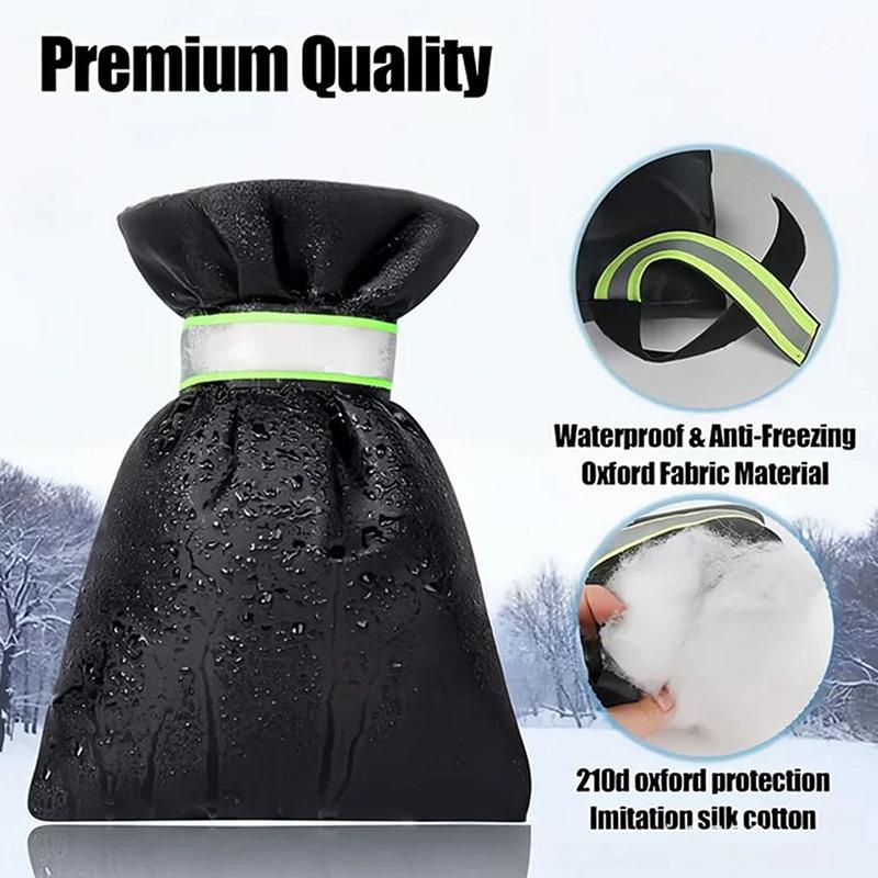 Insulated Faucet Anti-Freeze Cover Outdoor Pipe Protection Sleeve For Winter Freeze Prevention & Dustproof Warmth