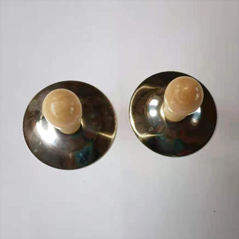 1 Set Hand Percussion Copper Cymbals Children Musical Instrument Education Toys Brass Percussion Mount Cymbals