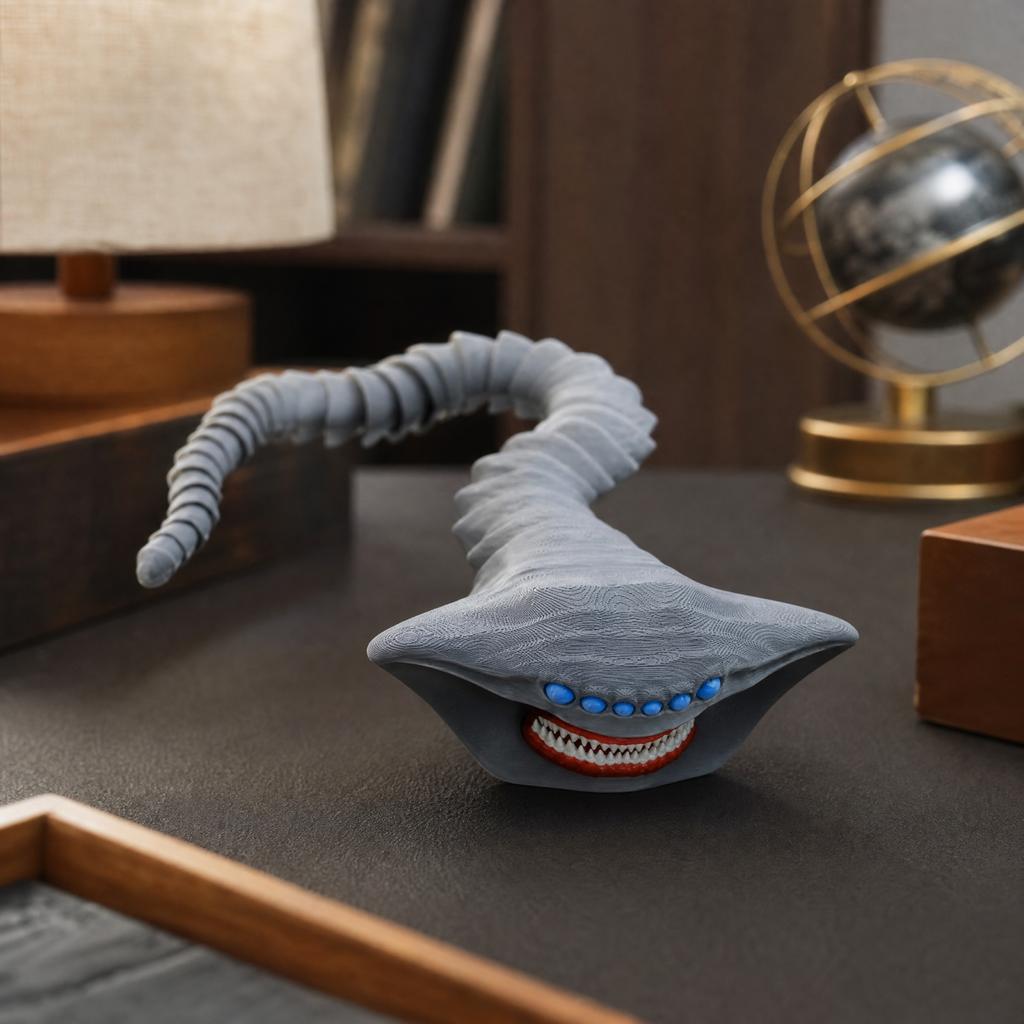 3D Printed Deep Sea Toy Figure for Kids - Sea Creature Collectible