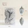 Christmas Nordic style Christmas electroplating gift box pendant Christmas tree star decoration pine cone box pendant