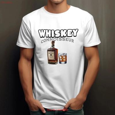 Whiskey Connoisseur Drinker T Shirt Fathers Day or Grandad GifT Top Alcohol Vintage Washed Versatile Unisex