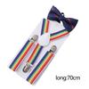 Kids Suspender Bow Tie Set Adjustable Braces Tuxedo Suspenders Pants for Trousers