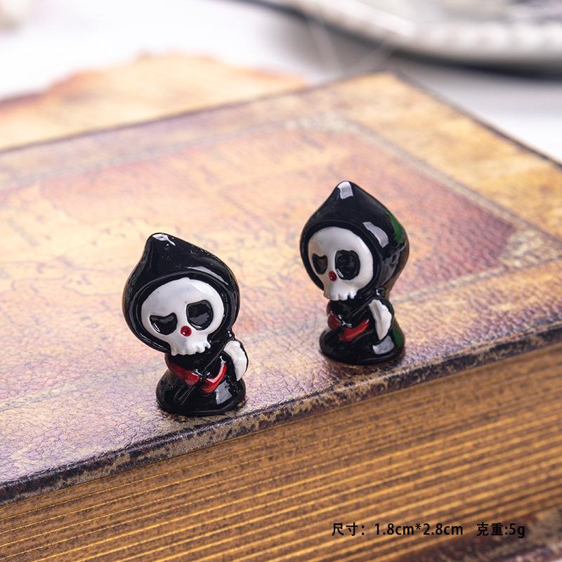 Halloween Ghost Skeleton Small Ornament Desktop Decor Mini Crafts Miniatures Home Room Tablektop DIY Decoration Figurines