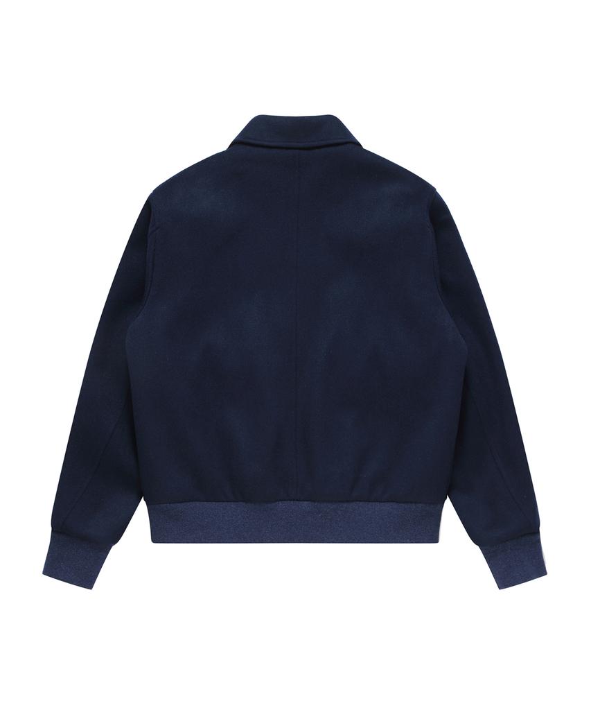 Solew Wool Blouson Jacket_Navy